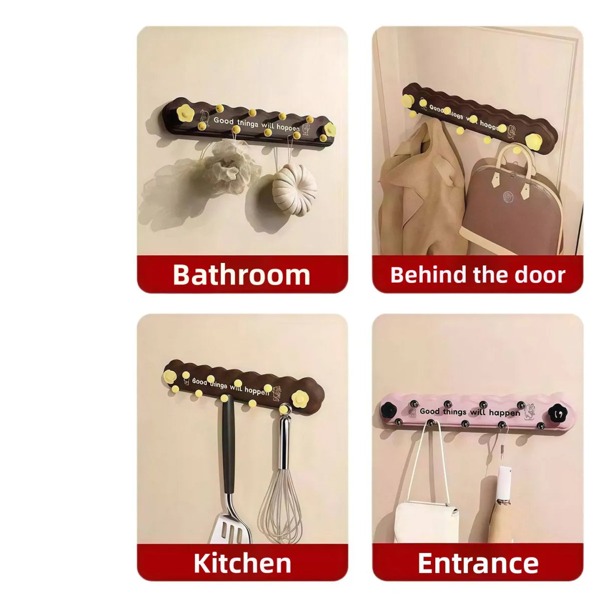Volas Rotating Suction Cup Hooks with Adhesive Backing