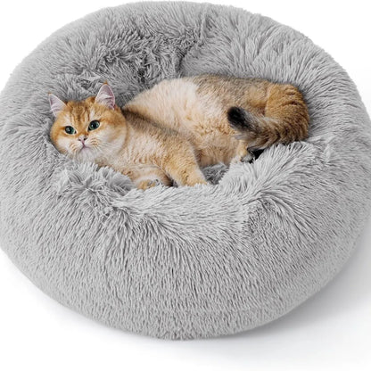 Volas Round Fluffy Plush Pet Bed