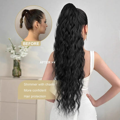 Volas Synthetic Hair Ponytail with Claw Clip