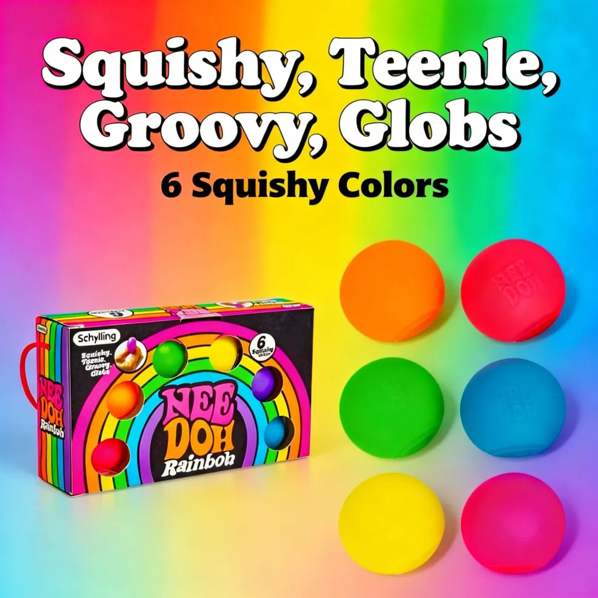 Volas Rainbow Teenie Stress Relief Ball