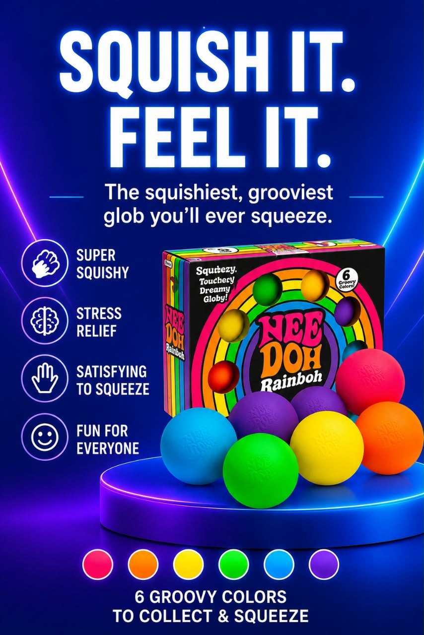 Volas Rainbow Teenie Stress Relief Ball