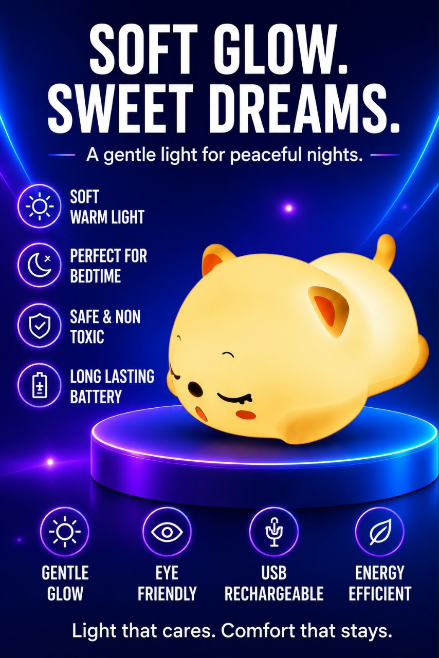 Volas Animal Shape Rechargeable Night Light