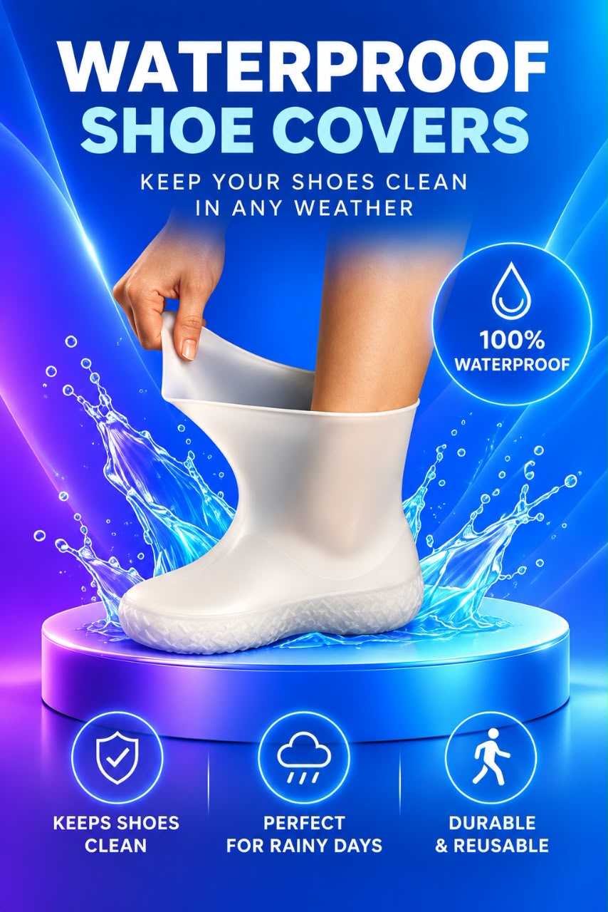 Volas Waterproof Non-Slip PVC Shoe Covers