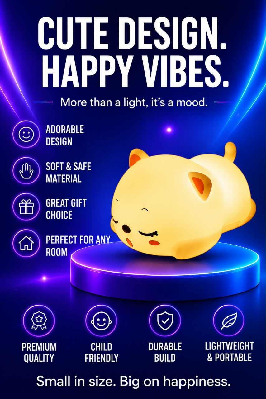 Volas Animal Shape Rechargeable Night Light