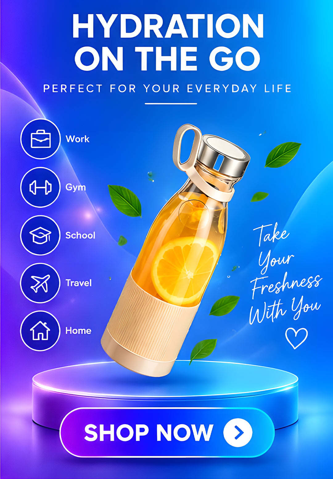 Volas Mini USB Rechargeable Portable Juicer Cup