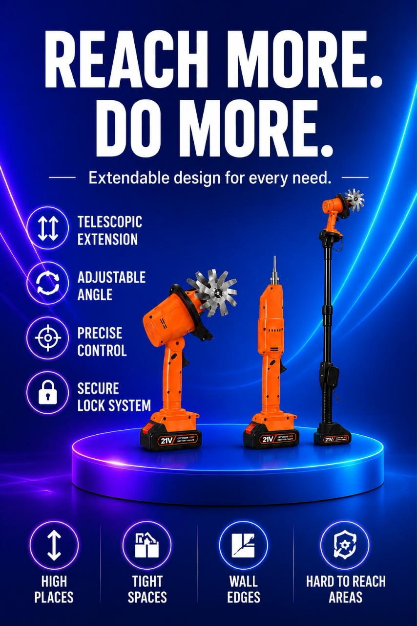 Volas Handheld Electric Garden Tiller and Weeder
