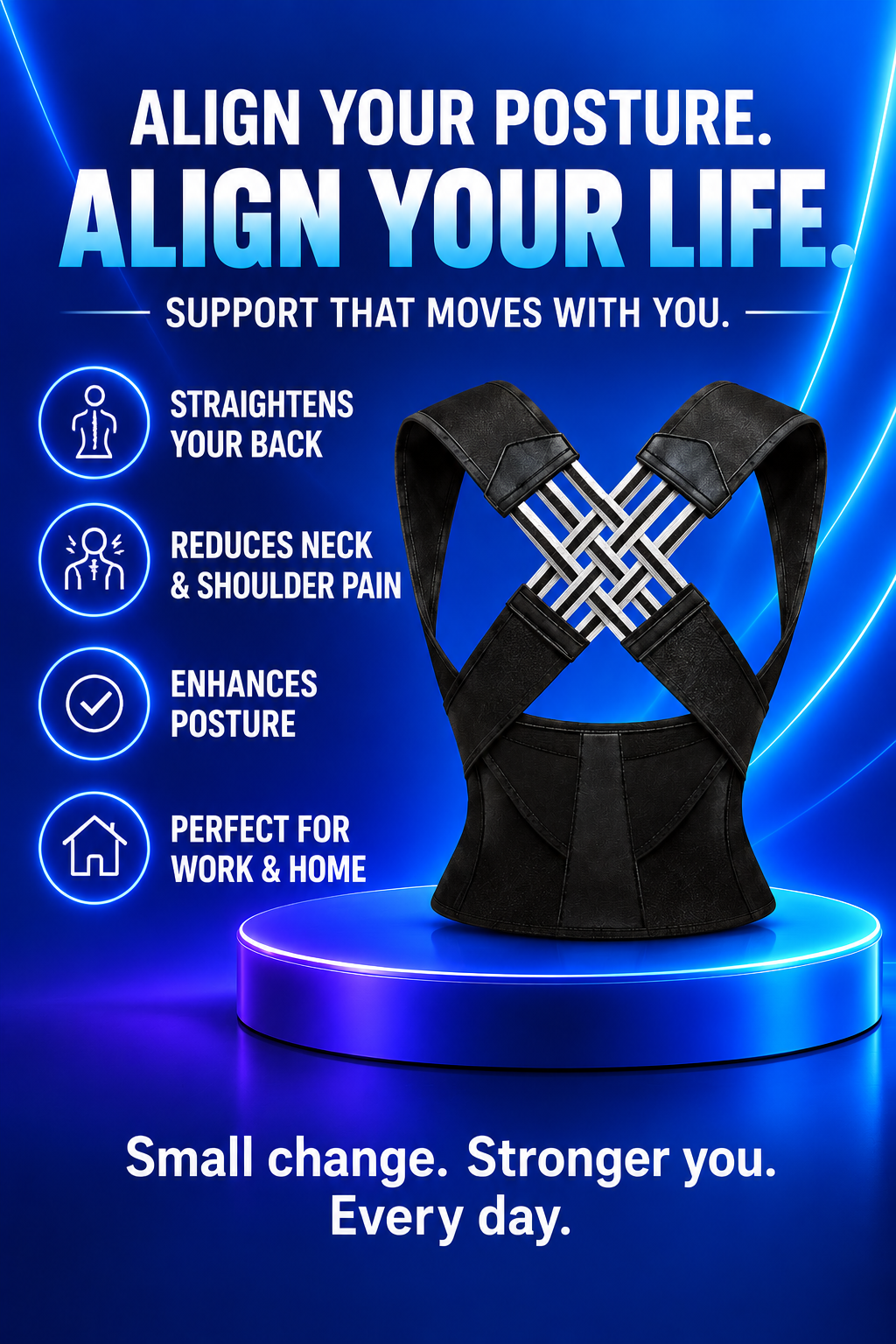 Volas Posture Corrector for Shoulder and Back Support