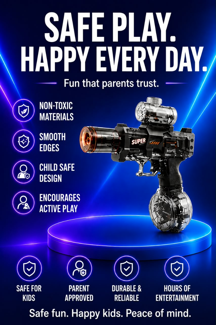 Volas Electric Water Gun with Light Effect