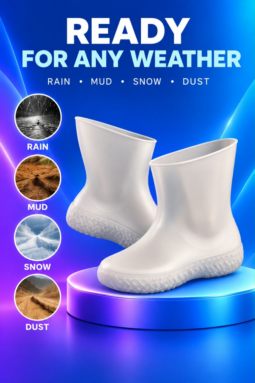 Volas Waterproof Non-Slip PVC Shoe Covers