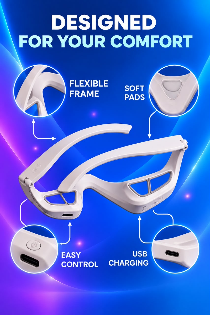 Volas Eye Red Light Therapy Glasses