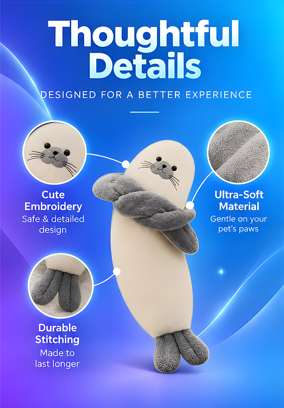 Volas  Soothing Patting Doll Pillow