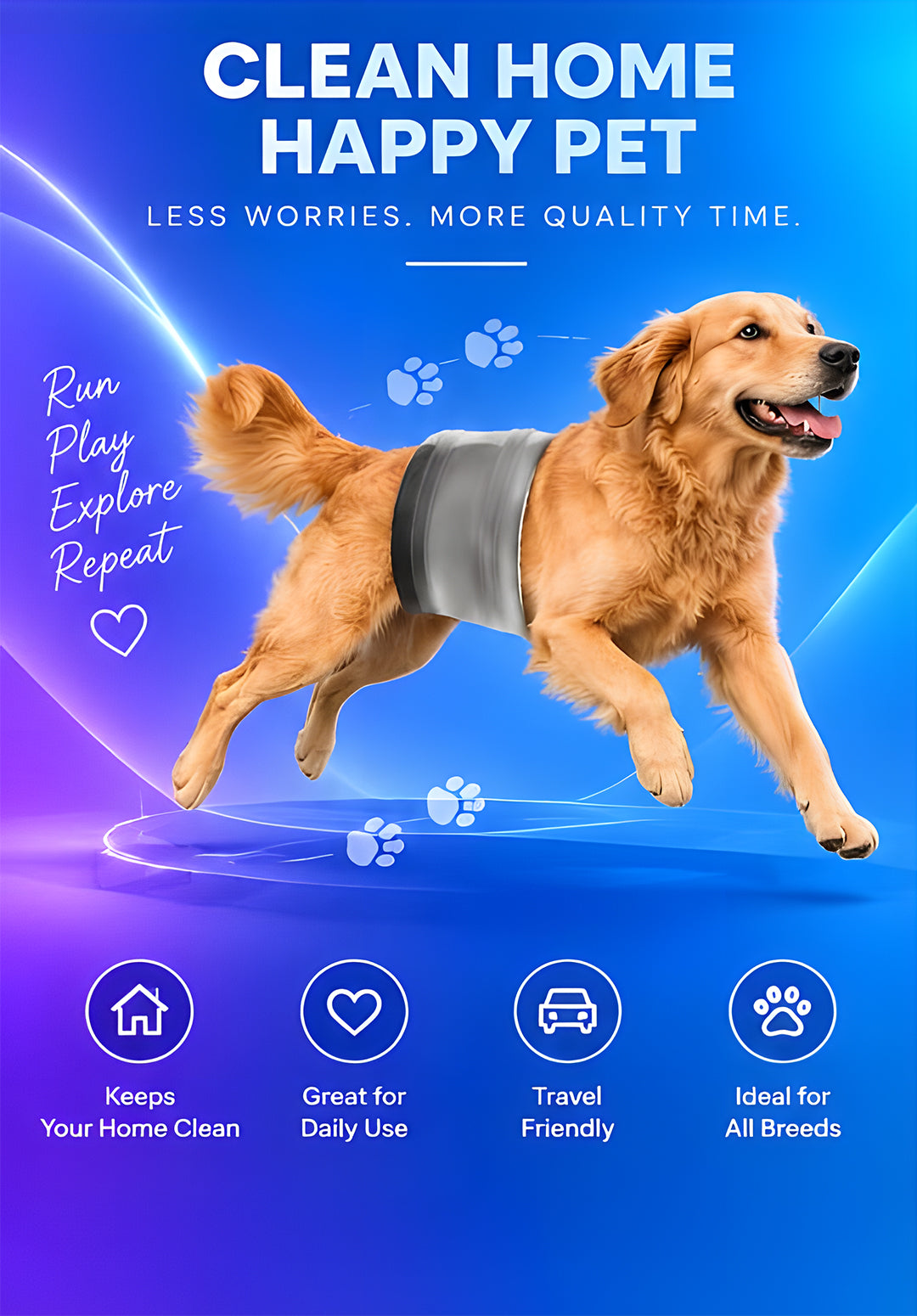 Volas Pet Dog Rear Leg Injury Recovery Support Harness