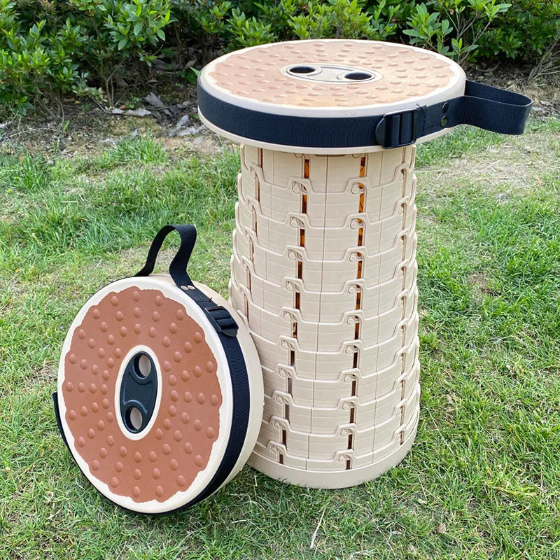 Volas Portable Adjustable Telescopic Folding Stool