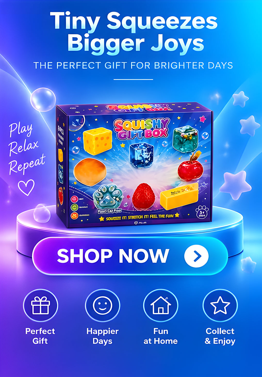 Volas Piece Maltose Stress Relief Toys Set