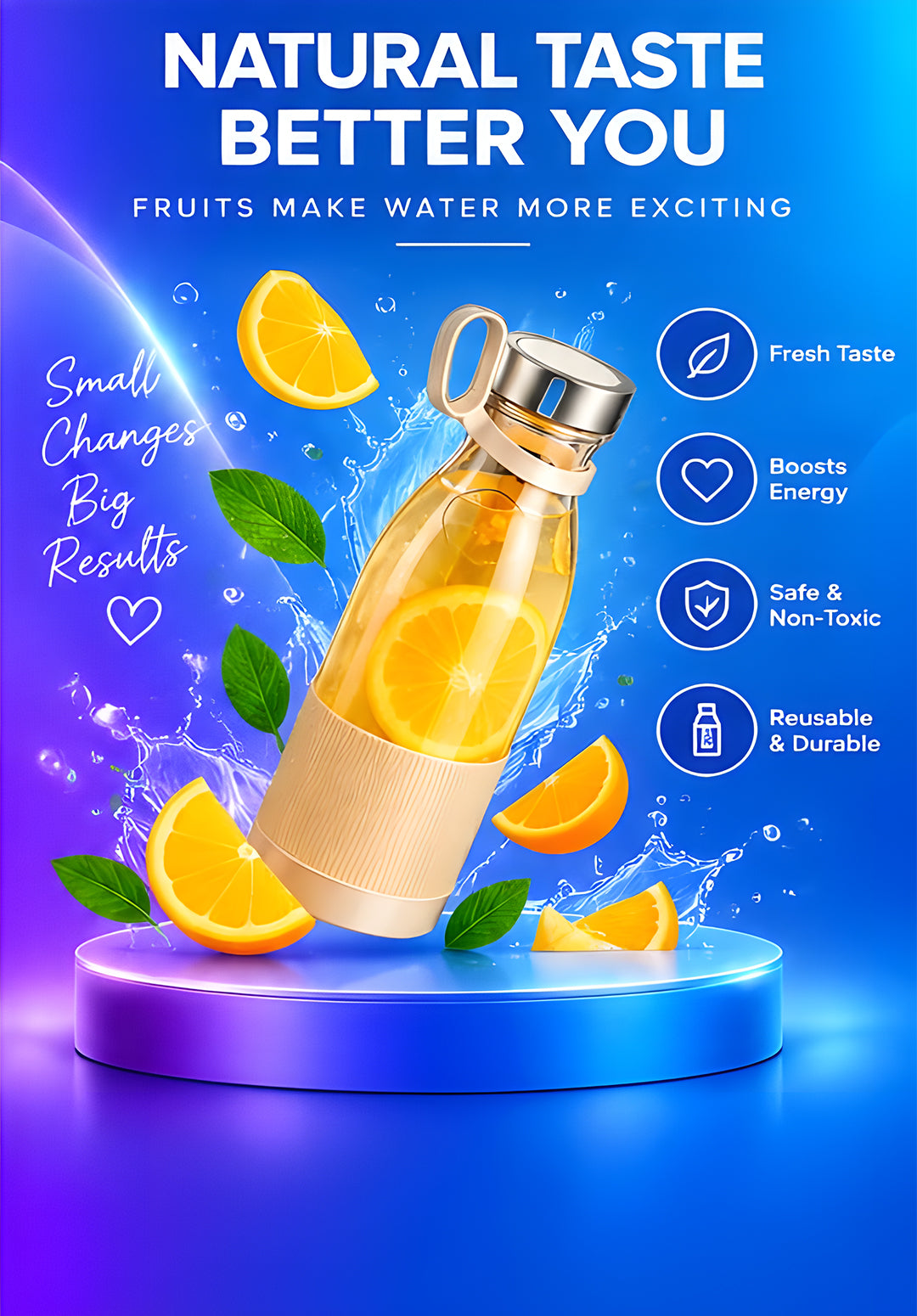 Volas Mini USB Rechargeable Portable Juicer Cup