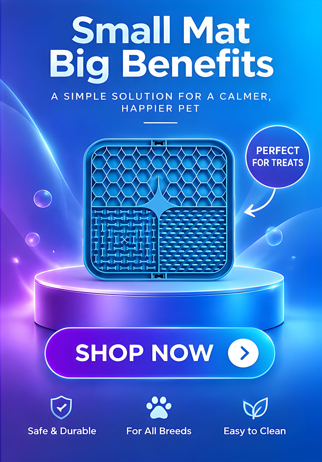 Volas Silicone Pet Licking Slow Feeder Pad