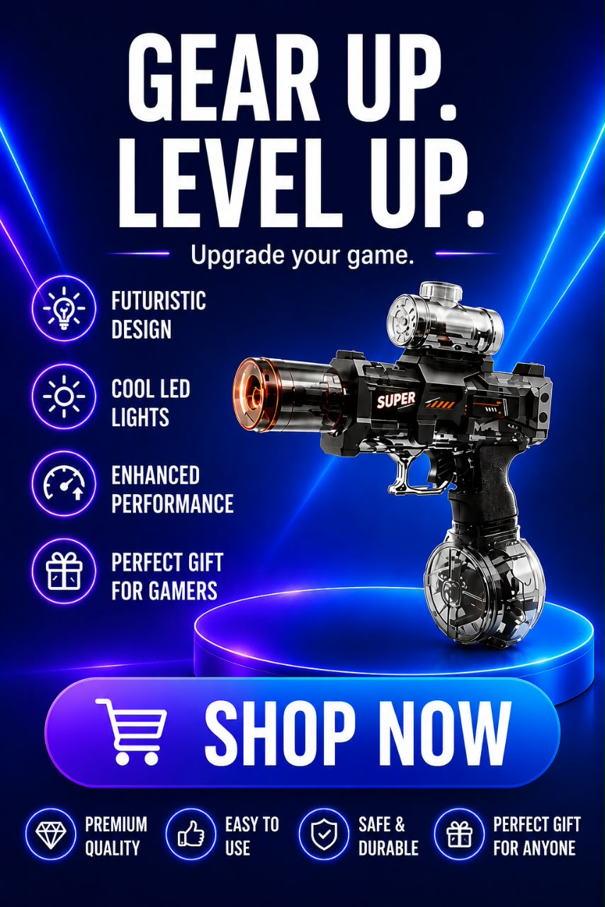 Volas Electric Water Gun with Light Effect