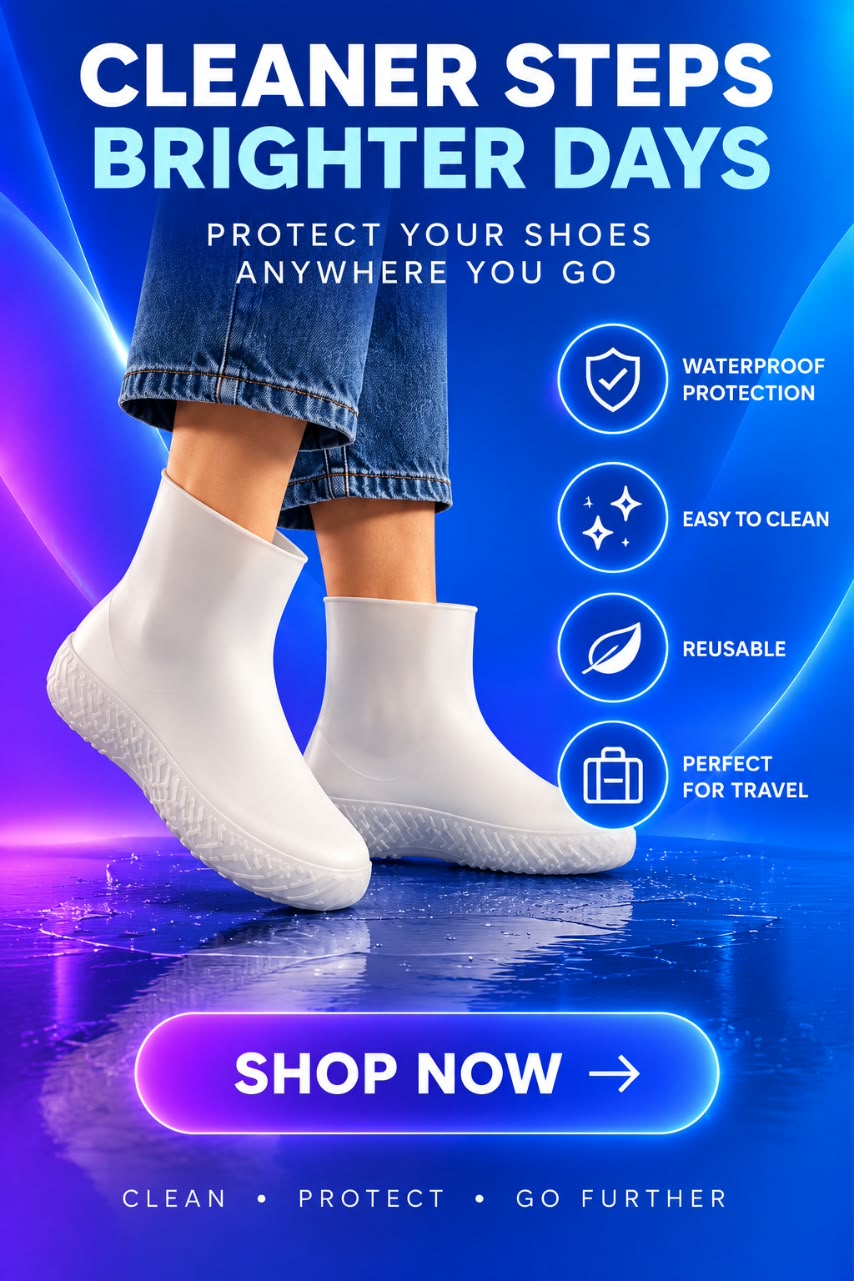 Volas Waterproof Non-Slip PVC Shoe Covers