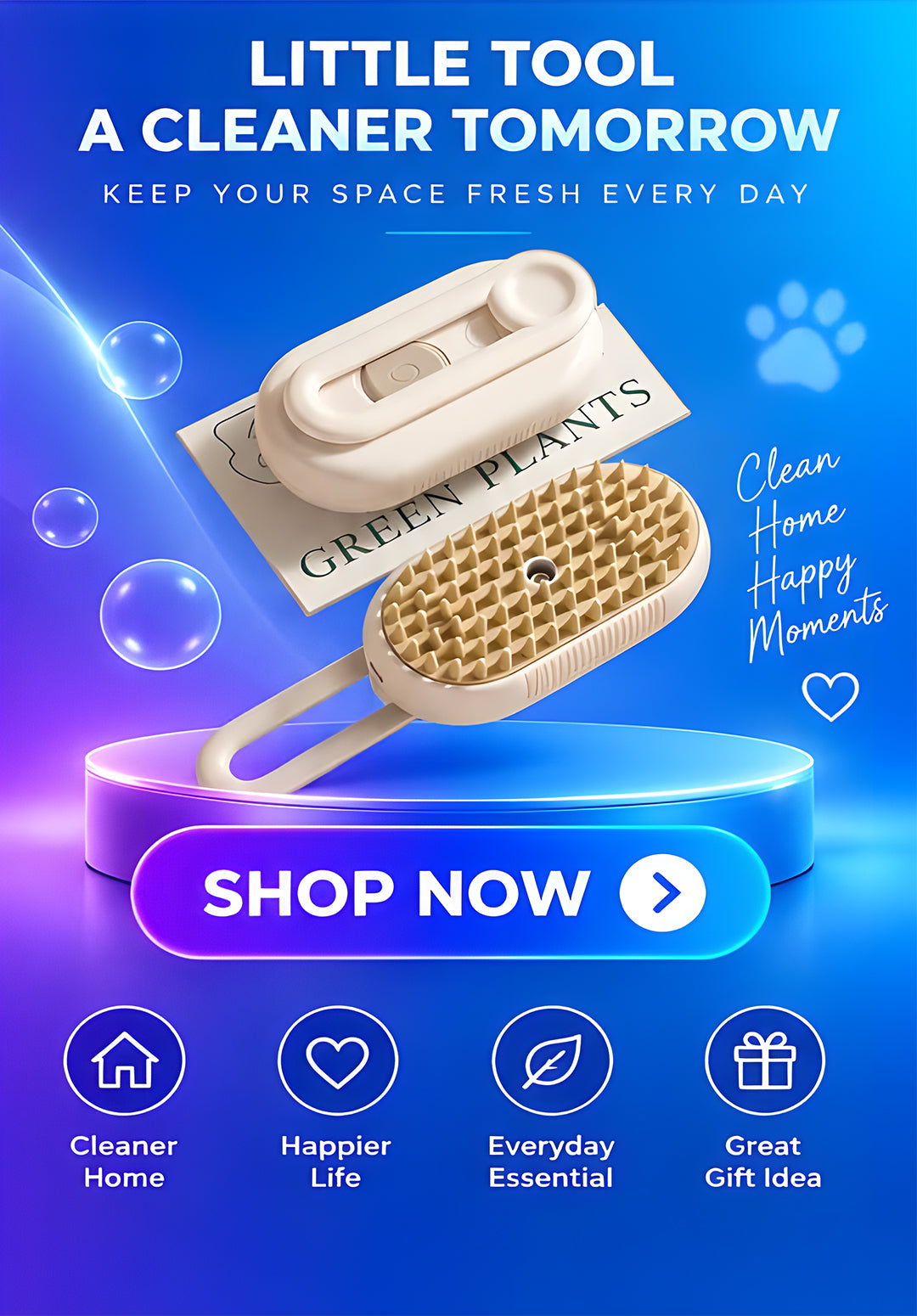 Volas Pet Spray Massage Comb Cat Steam Comb Hair Comb