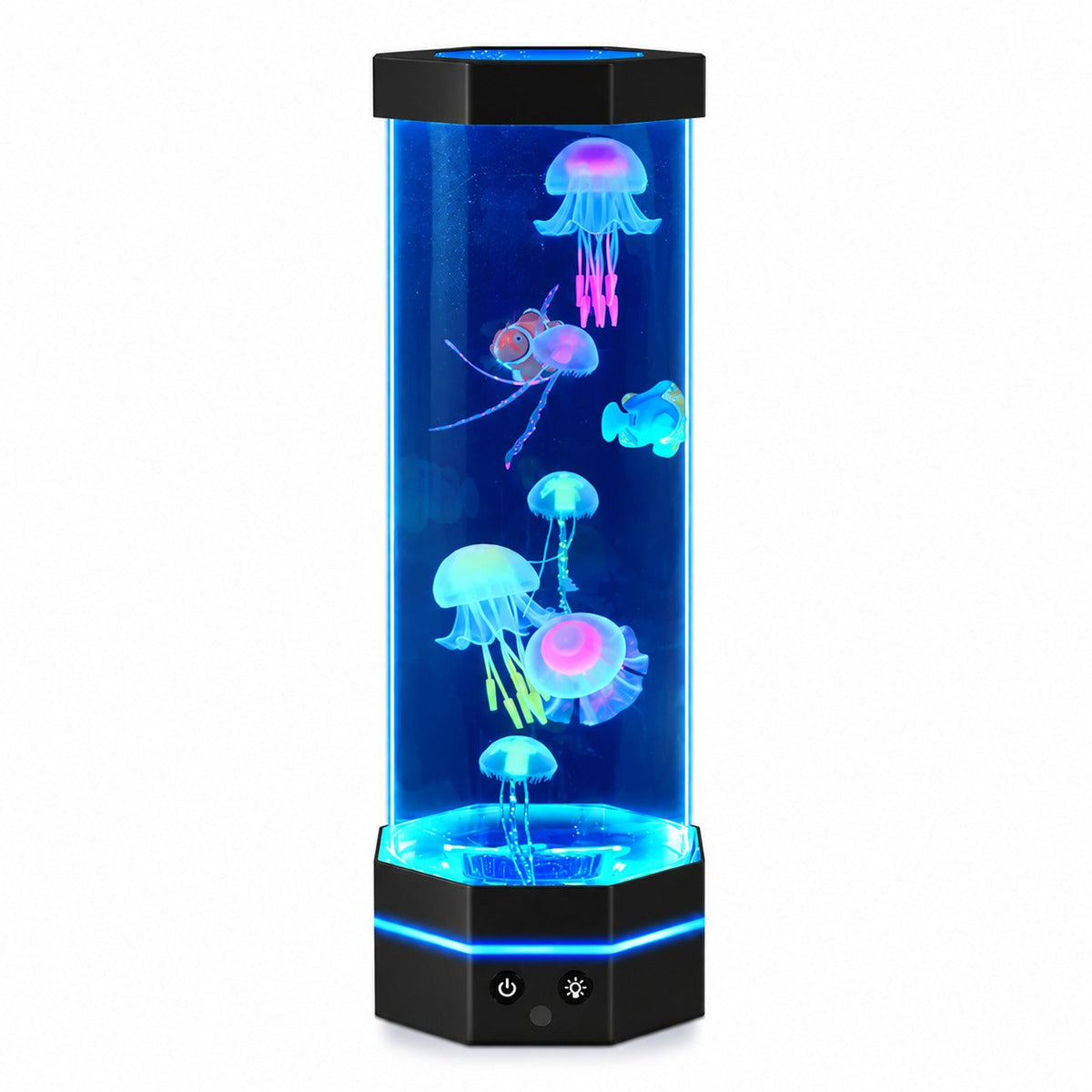 Volas Remote Control Color Changing Jellyfish USB Night Light