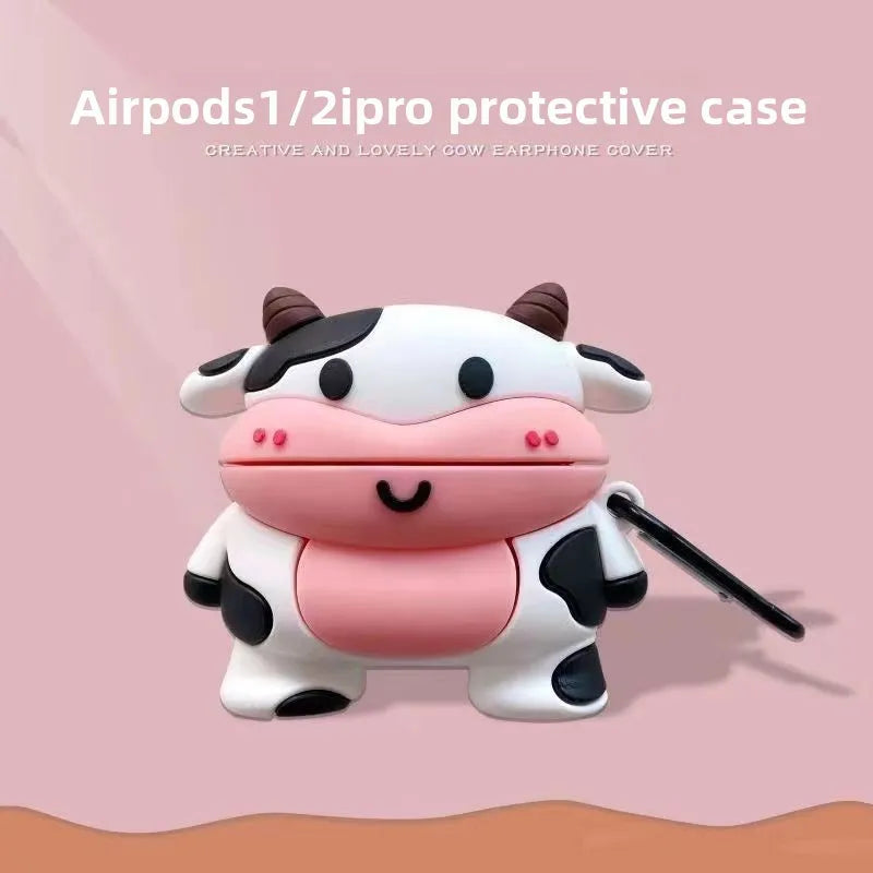 Volas Cartoon Silicone AirPods Case Cover