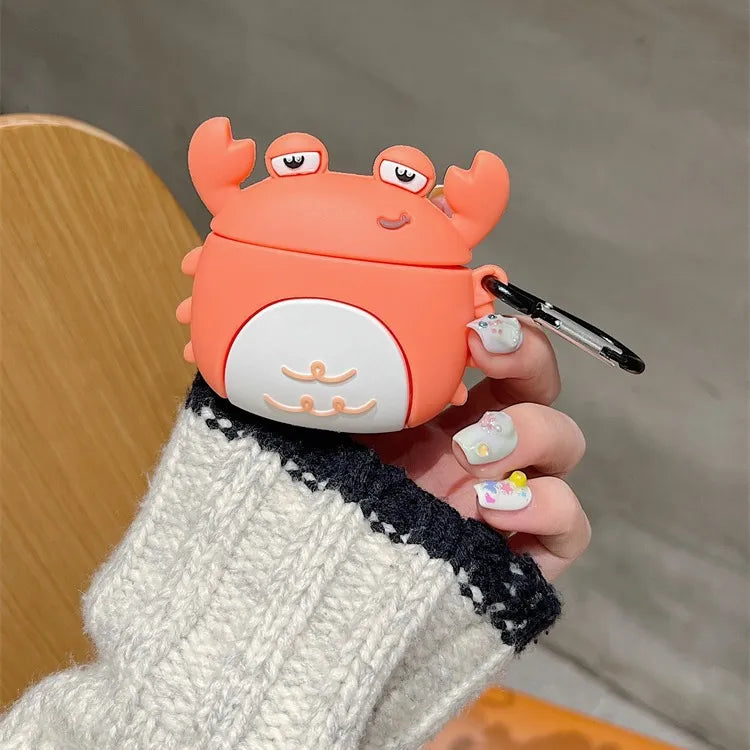 Volas Cartoon Silicone AirPods Case Cover