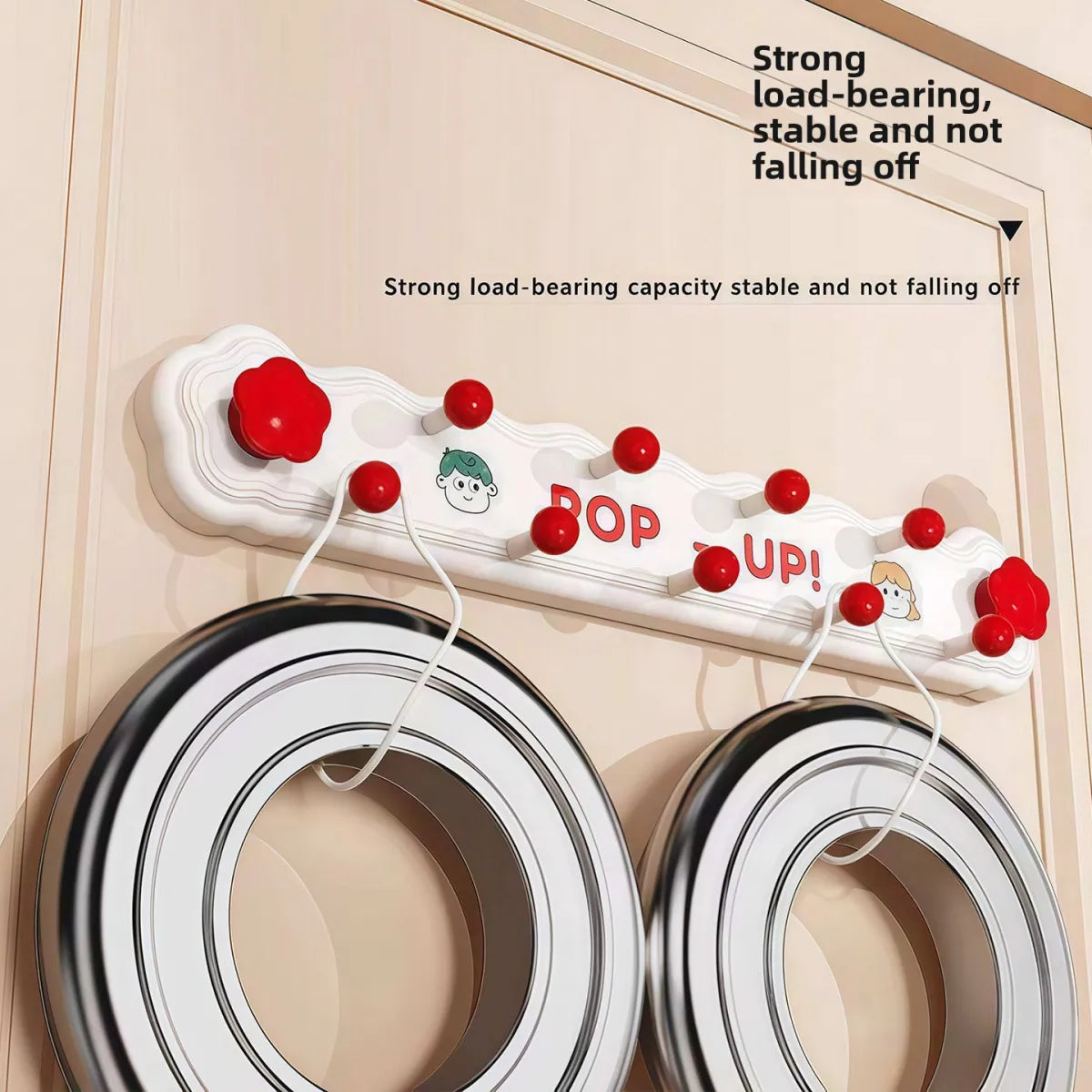 Volas Rotating Suction Cup Hooks with Adhesive Backing