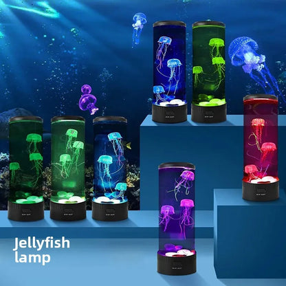 Volas Remote Control Color Changing Jellyfish USB Night Light