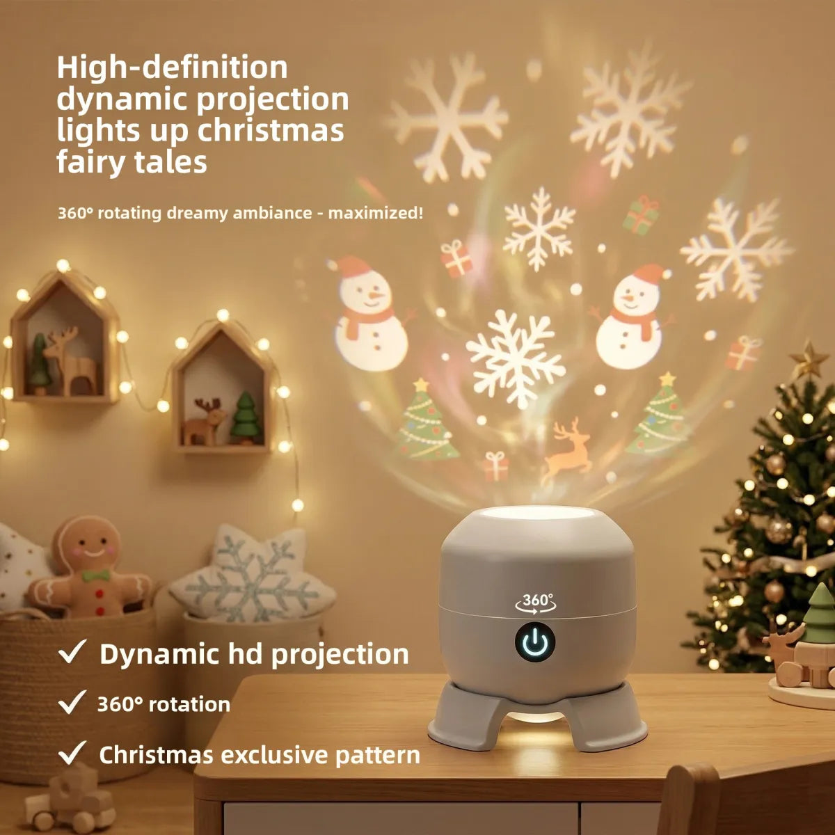 Volas "Rotating Starry Sky Projection Night Light "