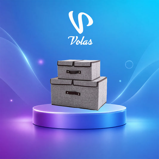 Volas Foldable Fabric Storage Box with Dividers