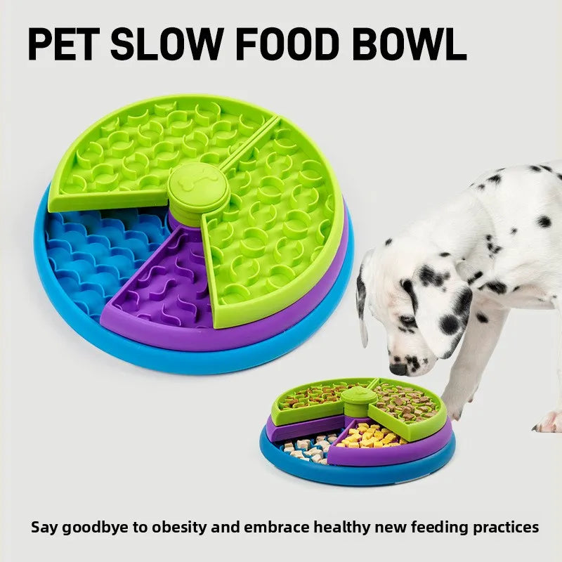 Volas Three-Layer Slow-Feeding Pet Bowl