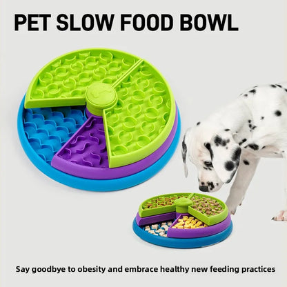 Volas Three-Layer Slow-Feeding Pet Bowl