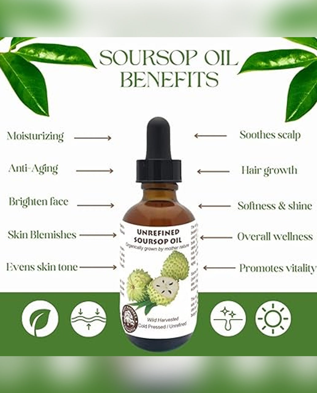 Volas Best Nature's Cosmetics Organic Soursop Oil