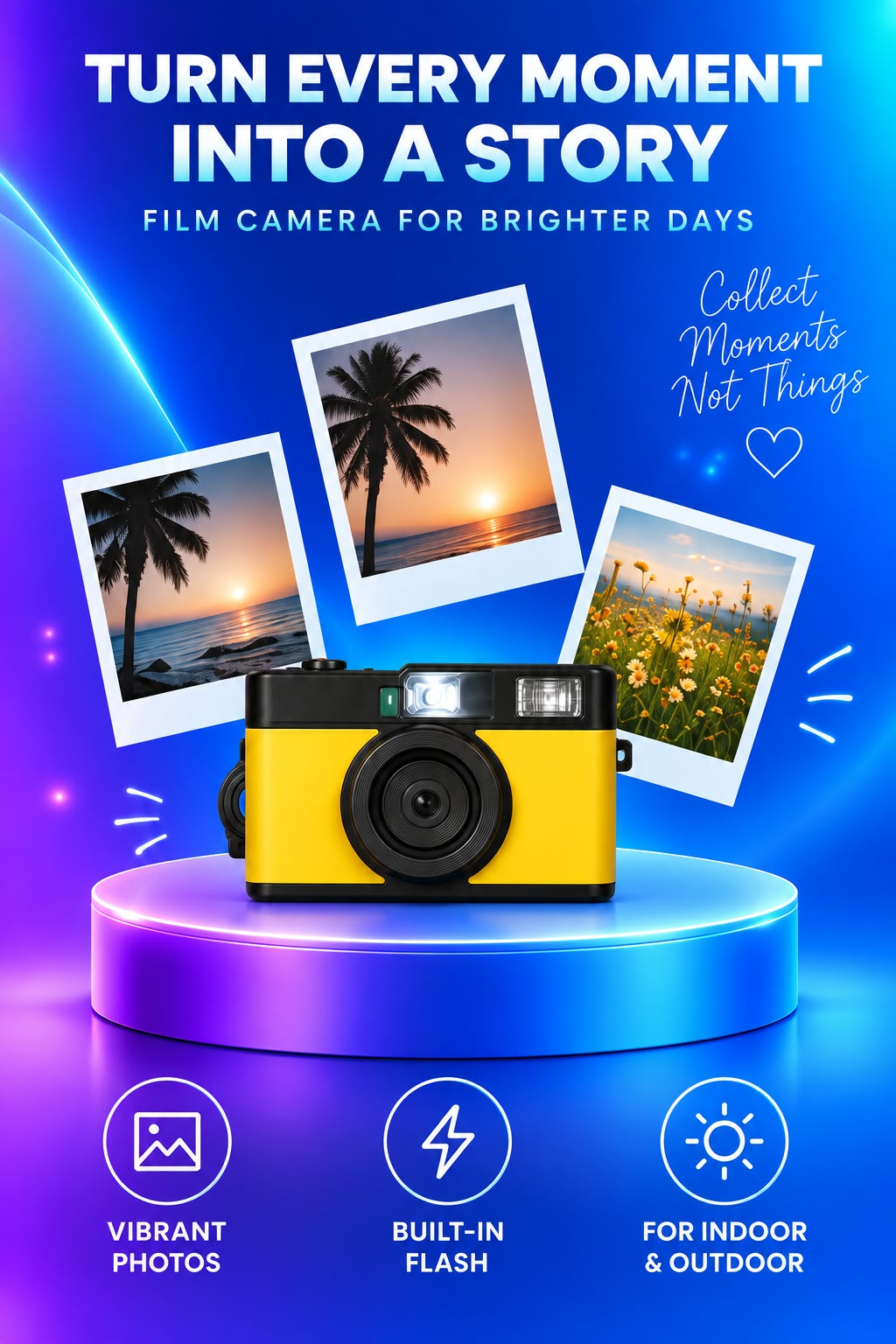 Volas Retro Digital Camera with HD Filters