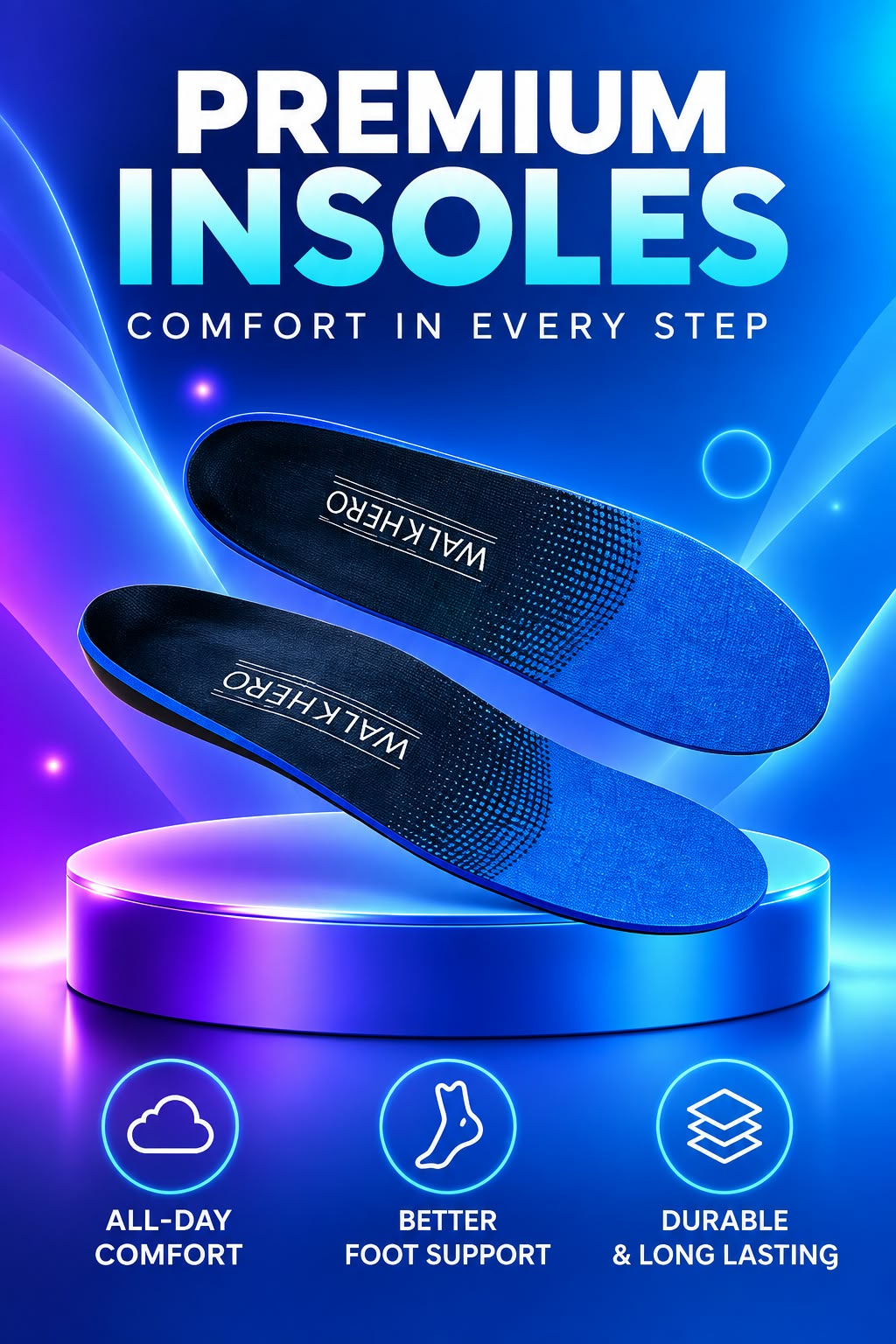 Volas Orthopedic Insoles for Plantar Fasciitis Relief
