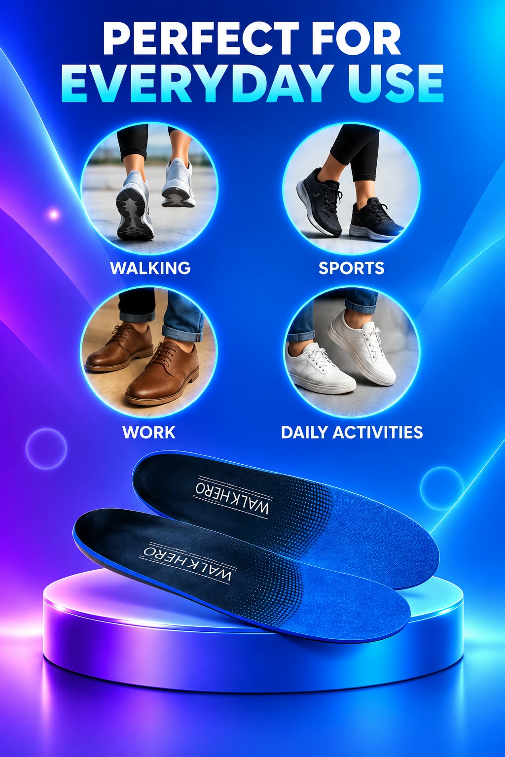 Volas Orthopedic Insoles for Plantar Fasciitis Relief