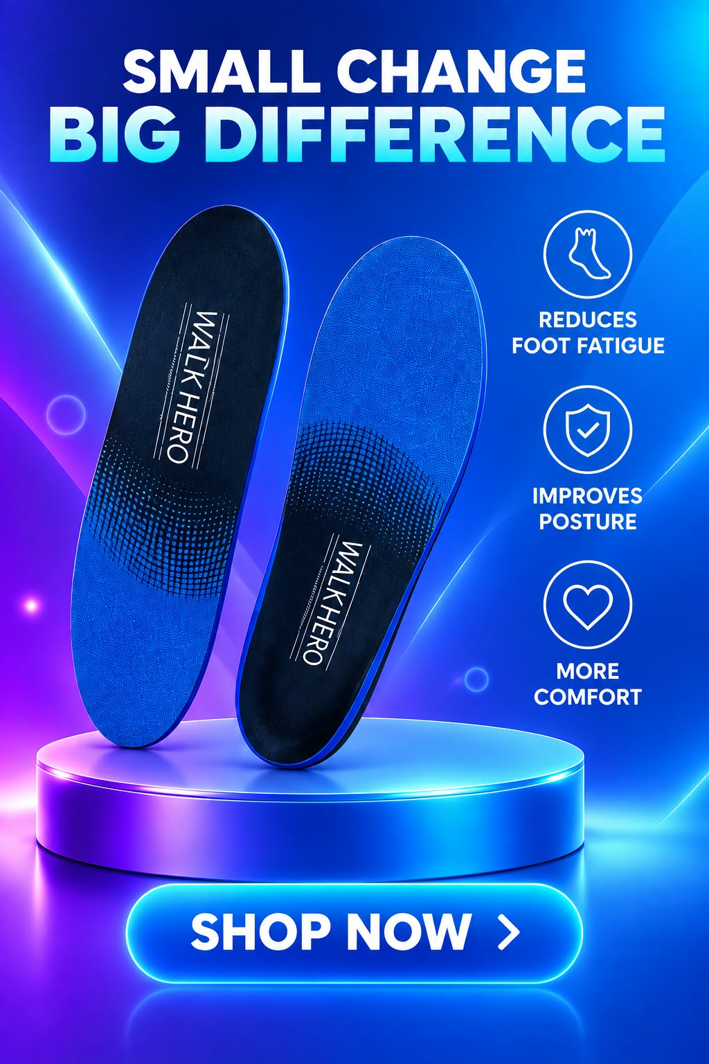 Volas Orthopedic Insoles for Plantar Fasciitis Relief