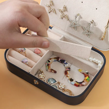 Volas Portable Dual Layer Jewelry Storage Box