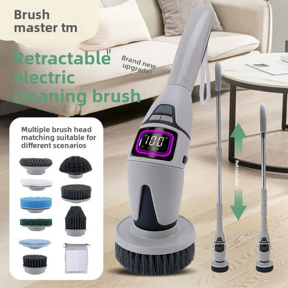 Volas Multifunctional Wireless Electric Cleaning Brush with Voice Prompt
