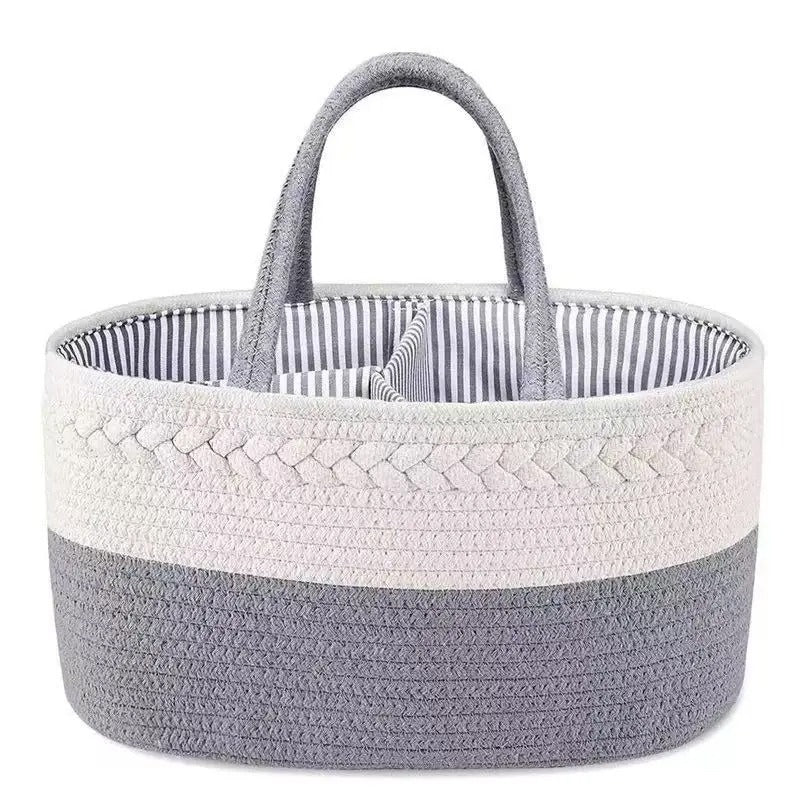 Volas Handwoven Storage Basket with Removable Compartments