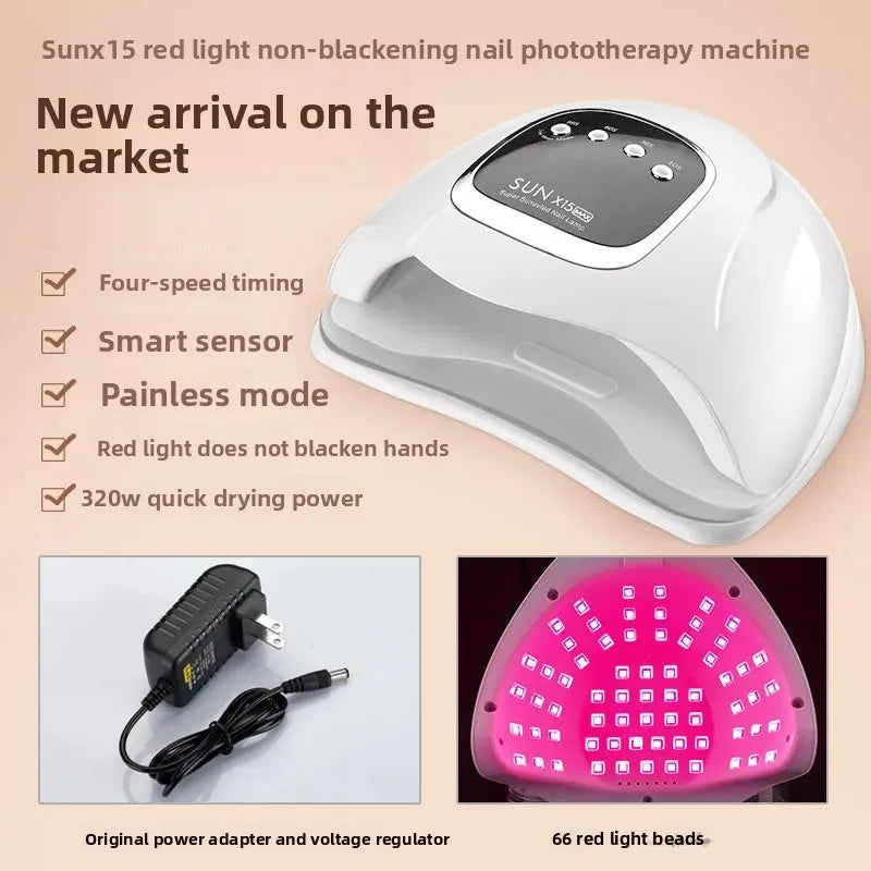 Volas LED Nail Lamp with Red Light Technology