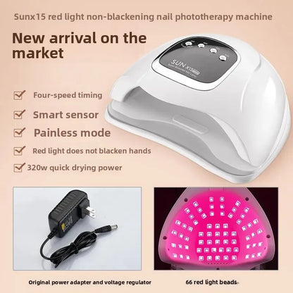 Volas LED Nail Lamp with Red Light Technology