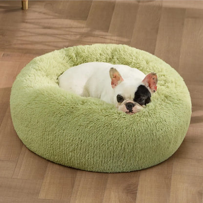 Volas Round Fluffy Plush Pet Bed