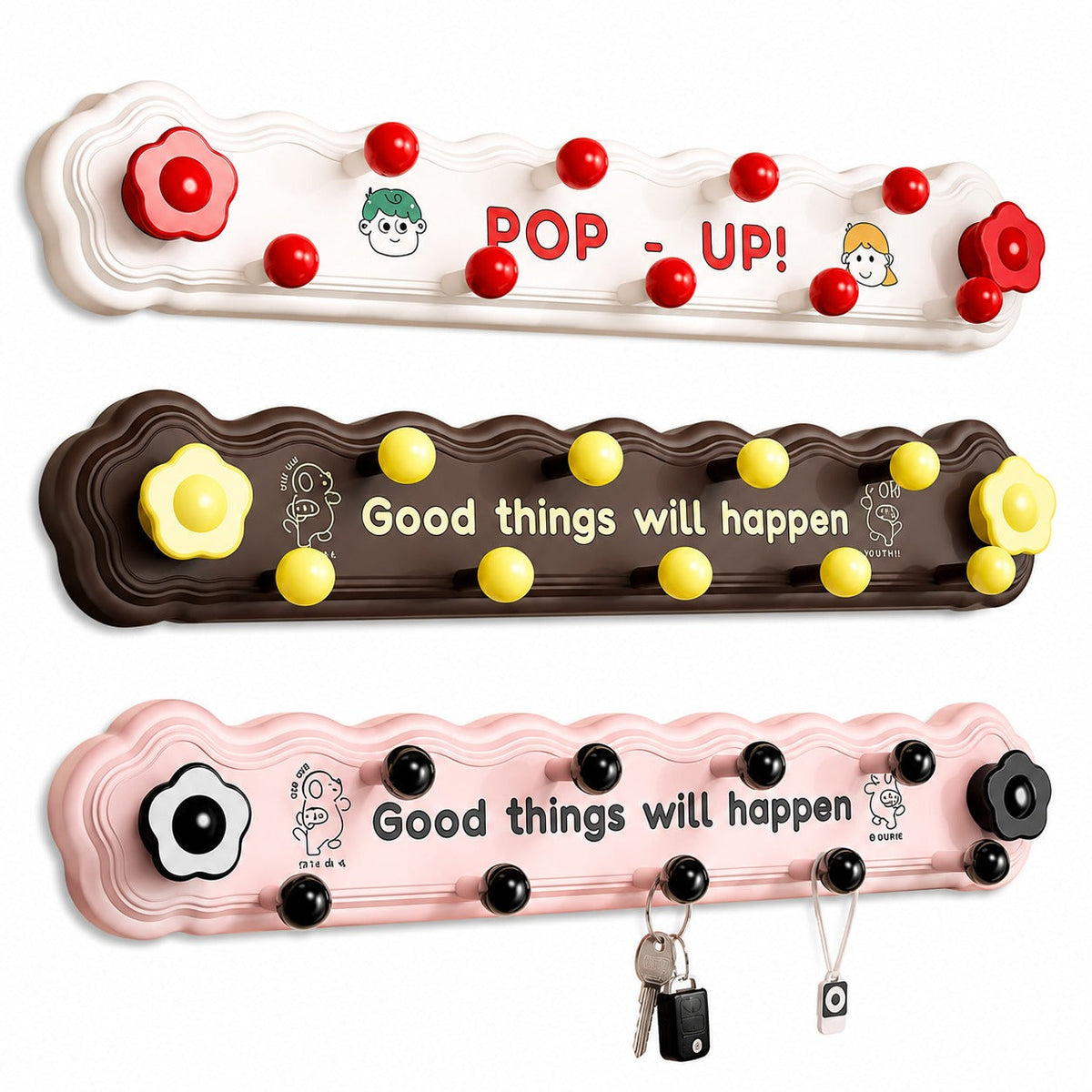 Volas Rotating Suction Cup Hooks with Adhesive Backing
