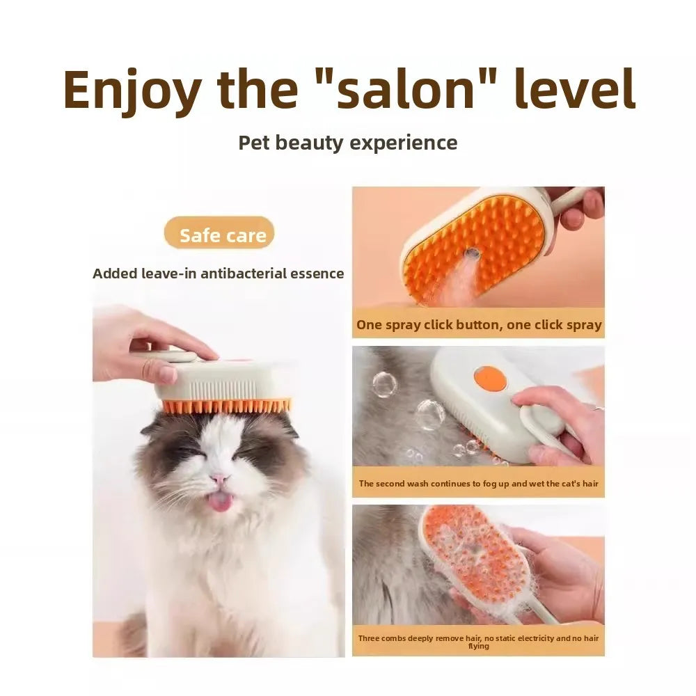 Volas Pet Spray Massage Comb Cat Steam Comb Hair Comb