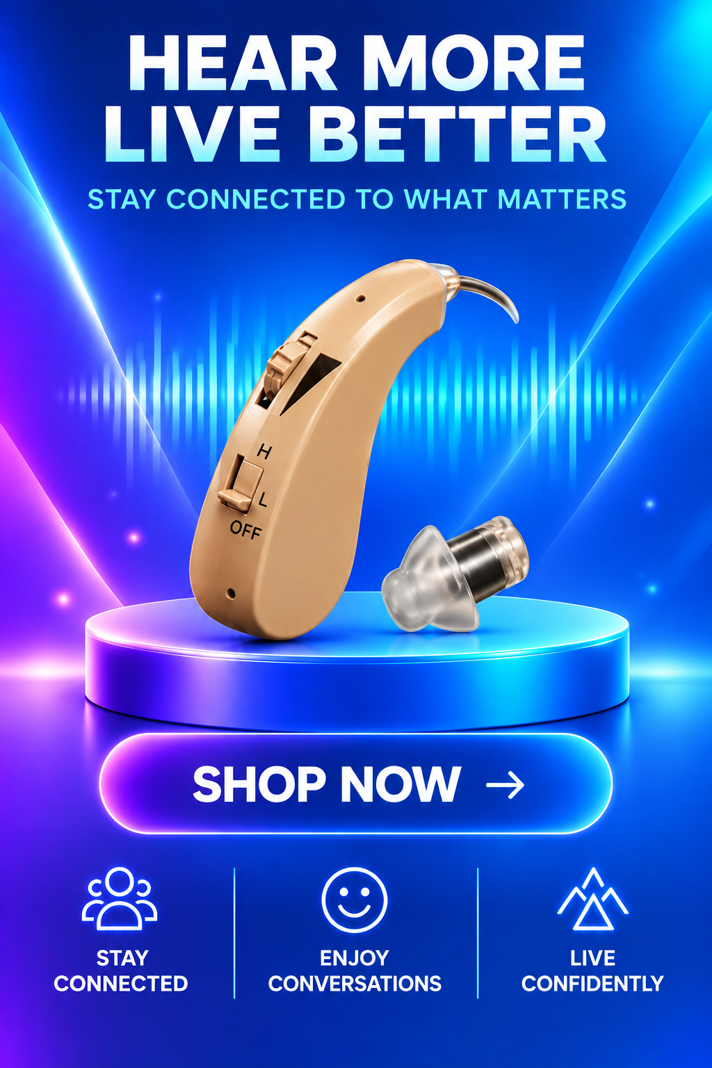 Volas TruHear™ | Invisible Behind The Ears Hearing Aids