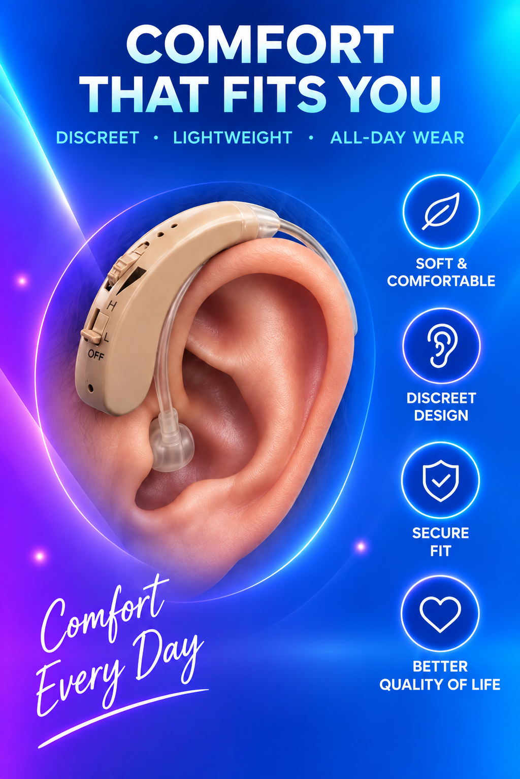 Volas TruHear™ | Invisible Behind The Ears Hearing Aids